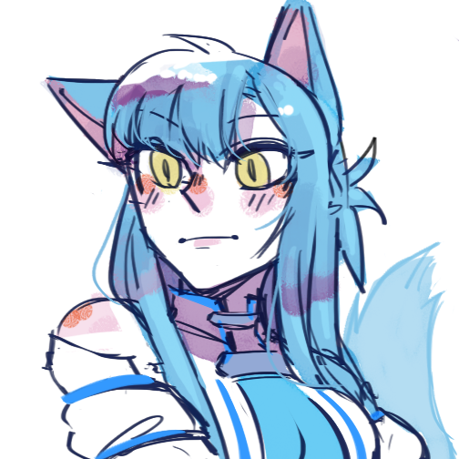 blue asuna cat again